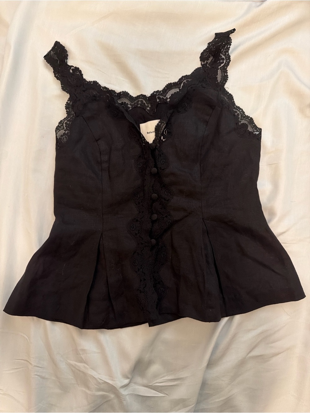 Reformation Josephine linen top